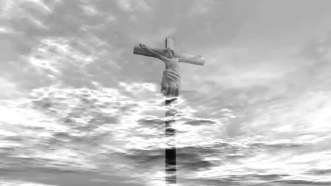 Abstract religious motion graphics animation Stock Footage 254787467