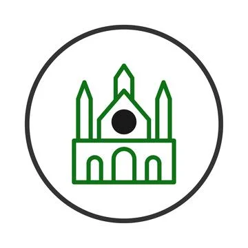 Abstract rendering of a classic edifice showcasing a streamlined architectu.. Ilustración de archivo