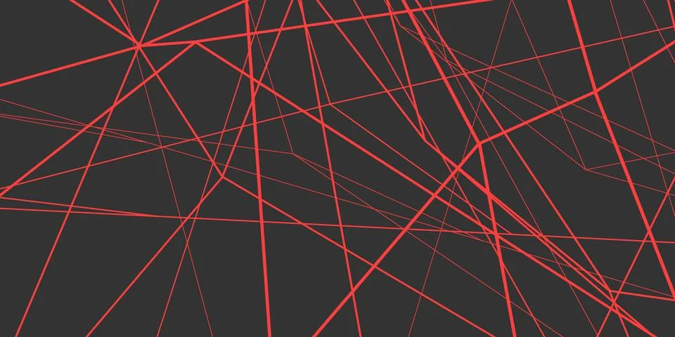 Abstract rendering of colored lines on a gray background. Illustrazione stock