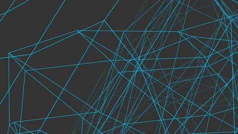 Abstract rendering of colored lines on a gray background. Illustrazione stock