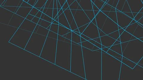 Abstract rendering of colored lines on a gray background. Stock-Illustration