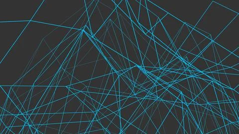 Abstract rendering of colored lines on a gray background. Stock-Illustration