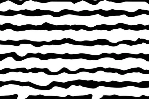 Abstract rendy horizontal background with geometric wavy texture Stock Illustration