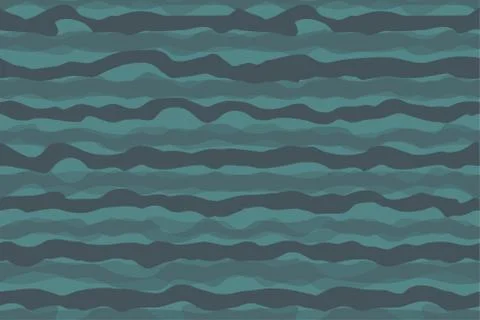 Abstract rendy horizontal background with geometric wavy texture Stock Illustration