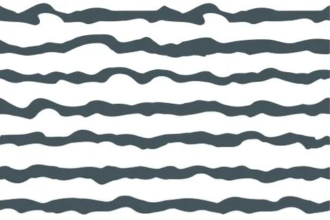 Abstract rendy horizontal background with geometric wavy texture Stock Illustration