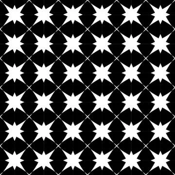 Abstract repeatable background, pattern. Monochrome vector texture. イラスト素材