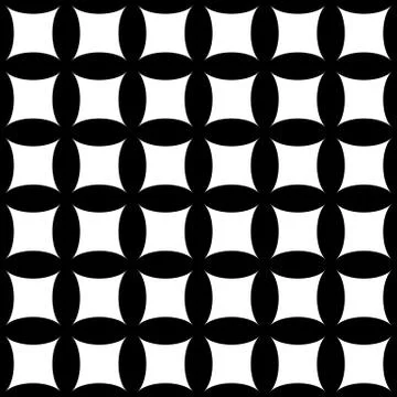 Abstract repeatable background, pattern. Monochrome vector texture. Stock Illustration