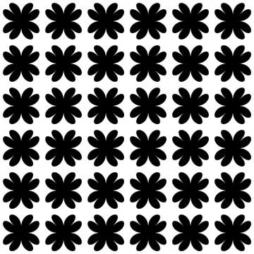 Abstract repeatable background, pattern. Monochrome vector texture. Stock Illustration