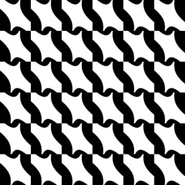 Abstract repeatable background, pattern. Monochrome vector texture. イラスト素材