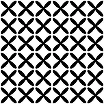 Abstract repeatable background, pattern. Monochrome vector texture. Stock Illustration