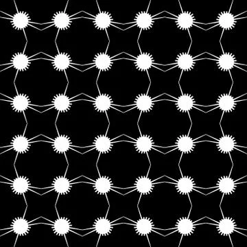 Abstract repeatable background, pattern. Monochrome vector texture. 스톡 일러스트