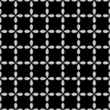 Abstract repeatable background, pattern. Monochrome vector texture. Stock Illustration