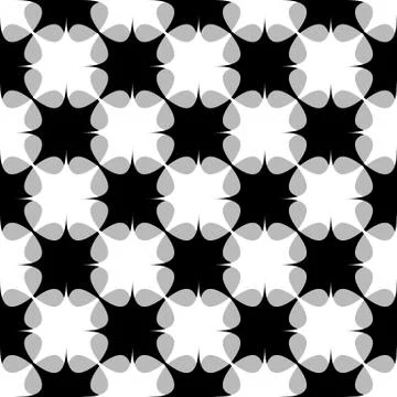 Abstract repeatable background, pattern. Monochrome vector texture. Stock Illustration