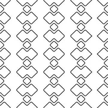 Abstract repeatable background, pattern. Monochrome vector texture. Illustrazione stock