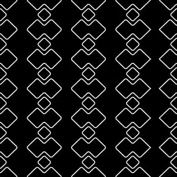 Abstract repeatable background, pattern. Monochrome vector texture. Stock Illustration