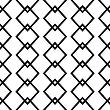 Abstract repeatable background, pattern. Monochrome vector texture. Stock Illustration