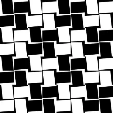 Abstract repeatable geometric pattern, monochrome background. Vector art. イラスト素材