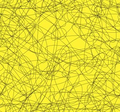 Abstract repeatable squiggly lines seamless pattern / texture. Illustrazione stock