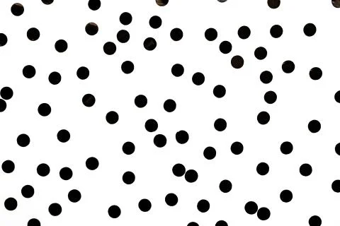 Abstract repeating black circles Foto stock