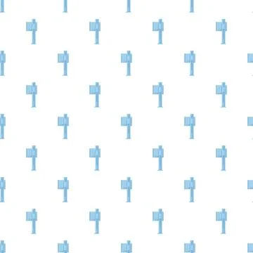 Abstract repeating blue flag sign pattern background イラスト素材