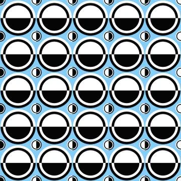 Abstract repeating circle pattern background design - vector graphic 스톡 일러스트