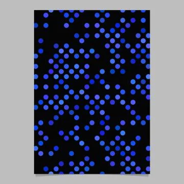Abstract repeating circle pattern brochure template イラスト素材