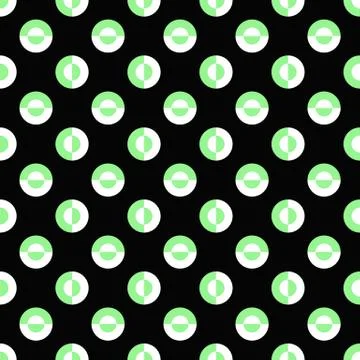 Abstract repeating circle pattern design background Stock Illustration