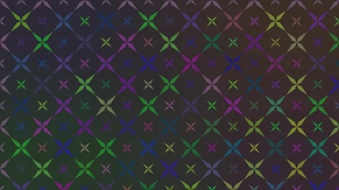 Abstract Repeating Geometric Butterfly Shape Grid Animation Loop Stock Footage 340370792