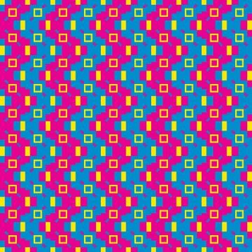 Abstract repeating pattern in Boho style Illustrazione stock