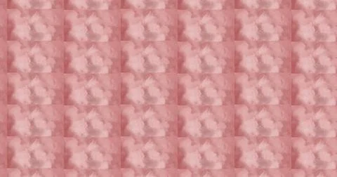 Abstract repeating pattern of deep teal clouds with vibrant purple highlights Illustrazione stock