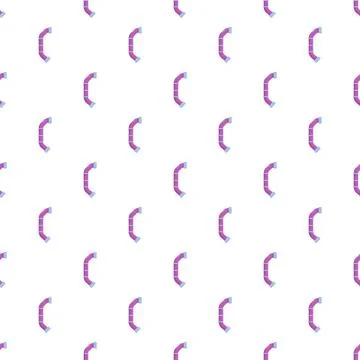 Abstract repeating pattern of purple pipes connecting Illustrazione stock