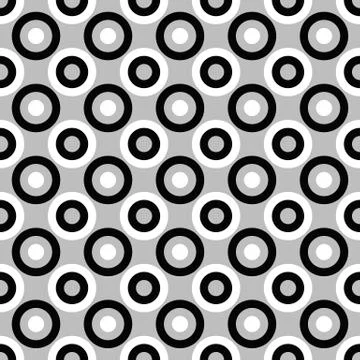 Abstract repeating pattern - vector circle background illustration 스톡 일러스트