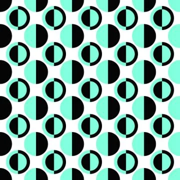 Abstract repeating pattern - vector circle background Illustrazione stock