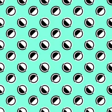 Abstract repeating pattern - vector circle background 스톡 일러스트