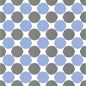 Abstract repeating pattern - vector circle background Stock Illustration