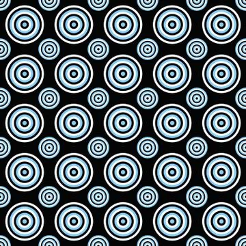 Abstract repeating pattern - vector circle background Stock Illustration