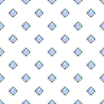 Abstract repeating square pattern with vibrant colors イラスト素材