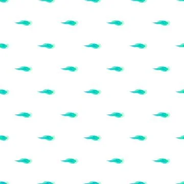 Abstract repeating teal wave pattern seamless design 库存插图
