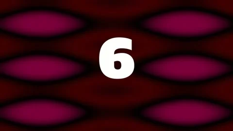 Abstract repeating wave pattern with digital glowing number nine marker Stock Footage 342092618