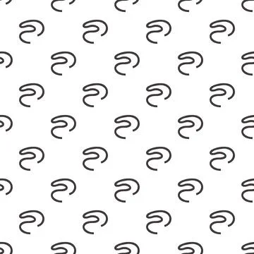 Abstract repeating winding lines seamless pattern background Stock Illustration