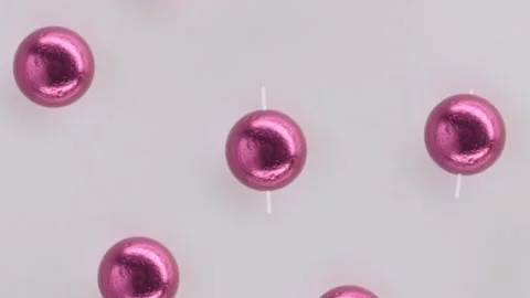 Abstract representation of atoms not magnetically aligned Video stock 147355356