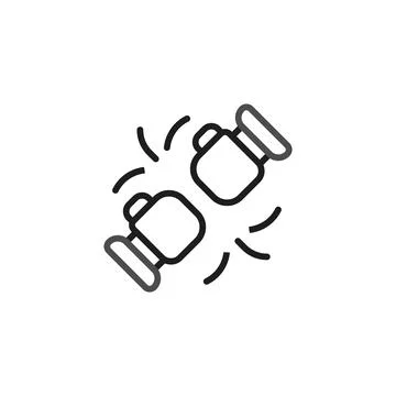 Abstract representation of connection illustrating two interlocking objects.. イラスト素材