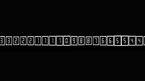 Abstract representation of digital data, featuring a dark background travers Stock Footage 311668063