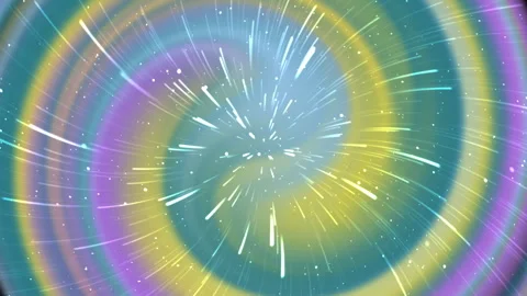 Abstract representation of light speed or warp drive. Stock Footage 334300517