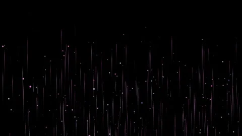 Abstract representation of a night sky featuring vertical streaks of light in Stockbeeldmateriaal 277677847