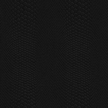 Abstract reptile skin seamless pattern in black. Stock Illustration