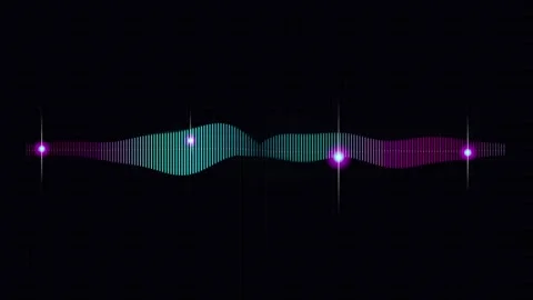 Abstract Resonant Plasma Wavefront 4K Motion Seamless Loop Stock Footage 343211642