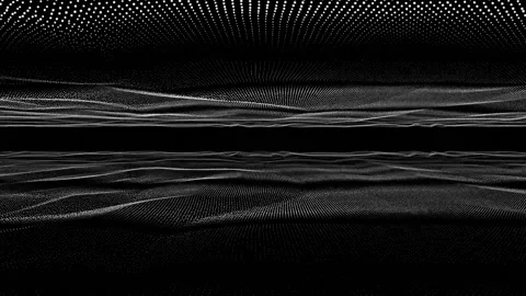 Abstract reticule landscape white technology looping background Video stock 231768576
