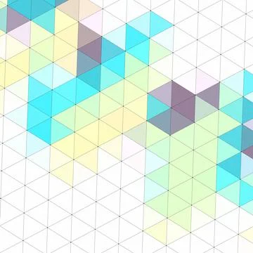 Abstract retro Artistic Low Polygon triangle strip with Geometric grid Mesh patt Illustrazione stock