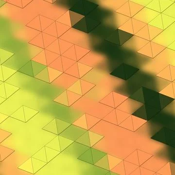 Abstract retro Artistic Low Polygon triangle strip with Geometric grid Mesh patt Illustrazione stock